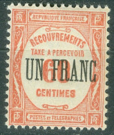 France  Taxe  63  *  TB  - 1859-1959 Postfris