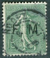 France  FM  3  Ob TB  - Militaire Zegels