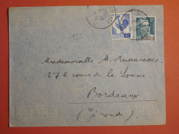 DO 1  ALGERIE   BELLE  LETTRE 1926 CONSTANTINE   A  BORDEAUX  FRANCE  + + AFF. INTERESSANT +++ - Cartas & Documentos