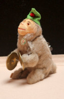 Peluche 152_singe Musicien Mécanique - Sonstige & Ohne Zuordnung