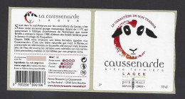 Etiquette De Bière Lager   -  Brasserie La Coussenarde  à  Saint Beaulize  (12) - Beer