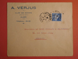 DO 1  ALGERIE  BELLE  LETTRE  1926  BONE   A  BORDEAUX  FRANCE  + + AFF. INTERESSANT +++ - Brieven En Documenten