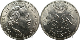 Monaco - Principauté - Rainier III - 5 Francs 1982 - SUP/AU55 - Mon6651 - 1960-2001 Nieuwe Frank