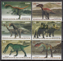 CUBA 6054-6059,unused - Prehistorics