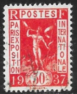 TIMBRE N° 325  -  EXPO INTERNATIONALE PARIS 1937    - OBLITERE  -   1937 - Usados