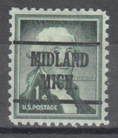 USA Precancel Vorausentwertungen Preo Locals Michigan, Midland 225 - Precancels