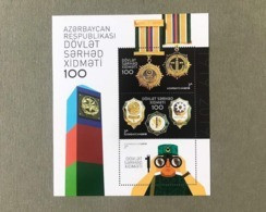 100th ANNIVERSARY OF STATE BORDER SERVICE. Azerbaijan Stamps 2019 Unusual MNH - Azerbaijan