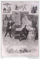 Théâtre Francais - "Parisien" - De M. Gondinet - Page Original - Alter Druck Von 1886 - Historical Documents