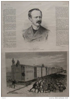 La Grève Des Chemins De Fer Aux États-Unis - M. Léon Boyer  - Page Original - 1886 - Documents Historiques