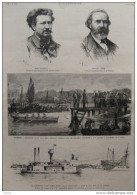 Karl Daubigny - Édouard Frère - Tonkin - Réception De M. Paul Bert à Son Arrivé à Hai-Phong  - Page Original - 1886 - Historische Dokumente