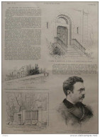 Le Pianiste Théodore Ritter - Le Drame De Chateauvilain - Page Original - 1886 - Historical Documents