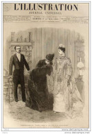Théâtre Francais - "Chamillac" - De M. Octave Feuillet - Page Original - Alter Druck Von 1886 - Documents Historiques