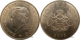 Monaco - Principauté - Rainier III - 10 Francs 1978 - SUP/MS60 - Mon6654 - 1960-2001 Franchi Nuovi