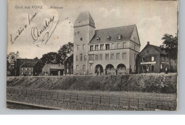 5000  KÖLN - PORZ, Colonial-Warenhandlung Heinrichs, Rathaus Und Umgebung, 1913 - Koeln