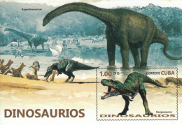 CUBA Block 333,unused - Prehistóricos