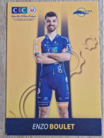 Card Enzo Boulet - Team CIC U-Nantes Atlantique - 2024 - Cycling - Cyclisme - Ciclismo - Wielrennen - Cycling