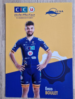 Card Enzo Boulet - Team CIC U-Nantes Atlantique - 2023 - Cycling - Cyclisme - Ciclismo - Wielrennen - Ciclismo