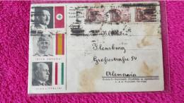 Feldpost Alte Briefe Postamt Briefumschläge Italien Mussolini Hitler - Guerre 1939-45