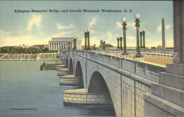 11705010 Washington DC Arlington Memorial Bridge And Lincoln Memorial  - Washington DC