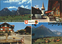 11704290 Aeschi Spiez Sigrist Rothorn Niederhorn Dorfstrasse Kirche Restaurant S - Andere & Zonder Classificatie