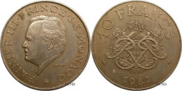 Monaco - Principauté - Rainier III - 10 Francs 1982 - TTB+/AU50 - Mon6658 - 1960-2001 Franchi Nuovi