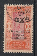 TOGO - 1916 - N°YT. 88 - Cocotier 10c Orange Et Rose - Oblitéré / Used - Usados