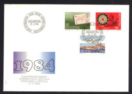 Swiss / Zwitserland / Helvetia / Schweiz 1267 T/m 1269 FDC (1984) - FDC