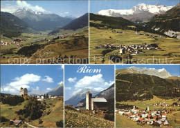 11704272 Riom Albula Panorama Kirche Piz D Err Piz Curver Und Piz Mitgel Riom - Andere & Zonder Classificatie