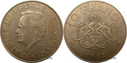 Monaco - Principauté - Rainier III - 10 Francs 1982 - TTB+/AU50 - Mon6659 - 1960-2001 Nieuwe Frank