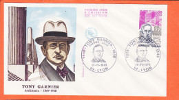 22404 / ⭐ FDC TONY GARNIER Architecte 1869-1948 Par PHEULPIN Premier 1er Jour 69-LYON 17-11-1973 F.D.C First Day Cover - 1970-1979