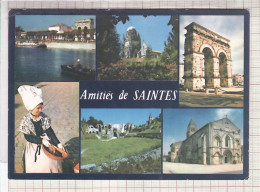 22378 / ⭐ SAINTES 17-Charente Maritime Amités De SAINTES Multivues 1970s Edition CAP THEOJAC - Saintes