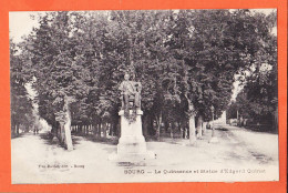 22489 / ⭐ Etat Parfait - BOURG-en-BRESSE 01-Ain Quinconce Et Statue Edgard QUINET 1910s Edition Veuve RAVIER  - Other & Unclassified