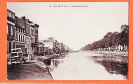 22428 / ⭐ BRUXELLES Canal De CHARLEROI 1909 à Gaby BARBILLAT Rue Diderot Langres-Aspect Brillant Grand Bazar ANSPACH 18 - Maritiem