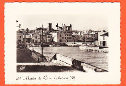 22361 / ⭐ 17-SAINT-MARTIN-de-RE PORT Et La VILLE 1950s Photo-Bromure 15x10 CAP 75 St Charente-Maritime - Ile De Ré