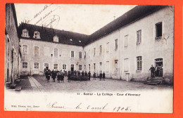 22187 / ⭐ ♥️ SEMUR 21-Cote Or College Cour Honneur 1905 à MAILLARD Villaines-les-Prévotes Viserny-THOMAS 41 Peu Commun - Semur