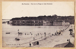 22323 / ⭐ 17-FOURAS Vue Plage Et Des Falaises 1910s à Jeanne PETIT / LAFFITTE Puyjarreau Tonnay-Cliché J.F Edit J.M - Fouras-les-Bains