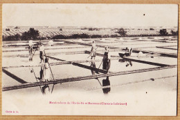 22349 / ⭐  Ile-de-RE Et MARENNES  Marais Salants Paludiers Et Paludières Charente-Inférieure 1900s Cliché A.G - Ile De Ré