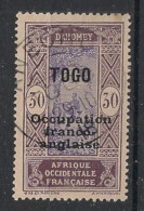 TOGO - 1916 - N°YT. 92 - Cocotier 30c Brun Et Violet - Oblitéré / Used - Usados