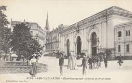 FR3098  --   AIX LES BAINS  --  ETABLISSEMENT THERMAL ET PORTEURS - Aix Les Bains