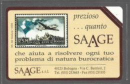 TELECOM ITALIA  (PERIODO SIP)  OMAGGIO PRIVATE -  C. & C. 3164 - SAAGE: SAN MARINO  - NUOVE ** - Private TK - Ehrungen