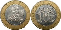 Monaco - Principauté - Rainier III - 10 Francs 1996 - TTB/XF45 - Mon6665 - 1960-2001 Nouveaux Francs