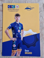 Card Enzo Briand - Team CIC U-Nantes Atlantique - 2023 - Cycling - Cyclisme - Ciclismo - Wielrennen - Cycling