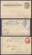 USA - Lot De 3 Entiers Postaux CP - Voir Scans - Other & Unclassified