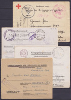 Lot De 70 Courriers De/pour Prisonniers "Kriegsgefangenenpost" Postkarte - 1940 à 1944 Diverses Destination : FLOREFFE,  - Guerra '40-'45 (Storia Postale)