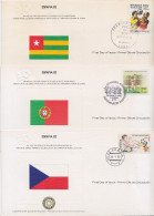 Coupe Du Monde De Football España 1982 - Collection De 27 FDC Pays Divers - 1982 – Espagne