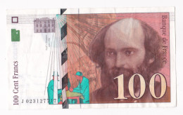 100 Francs Cézanne 1997, Alphabet : J 023127717 , Tres Beau Billet - 100 F 1997-1998 ''Cézanne''