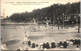 37 TOURS - Concours De Gymnastique 1909, Pyramide 32e R.I - Tours