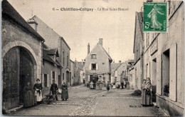 45 CHATILLON COLIGNY - Vue De La Rue Saint Honore  - Chatillon Coligny
