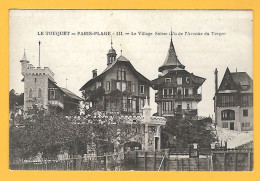 CPA TOUQUET - PARIS PLAGE - Le Village Suisse Vu De L'Avenue Du Verger - Le Touquet