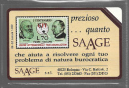 TELECOM ITALIA  (PERIODO SIP)  OMAGGIO PRIVATE -  C. & C. 3167 - SAAGE: U.I.T. - NUOVE ** - Private - Tribute